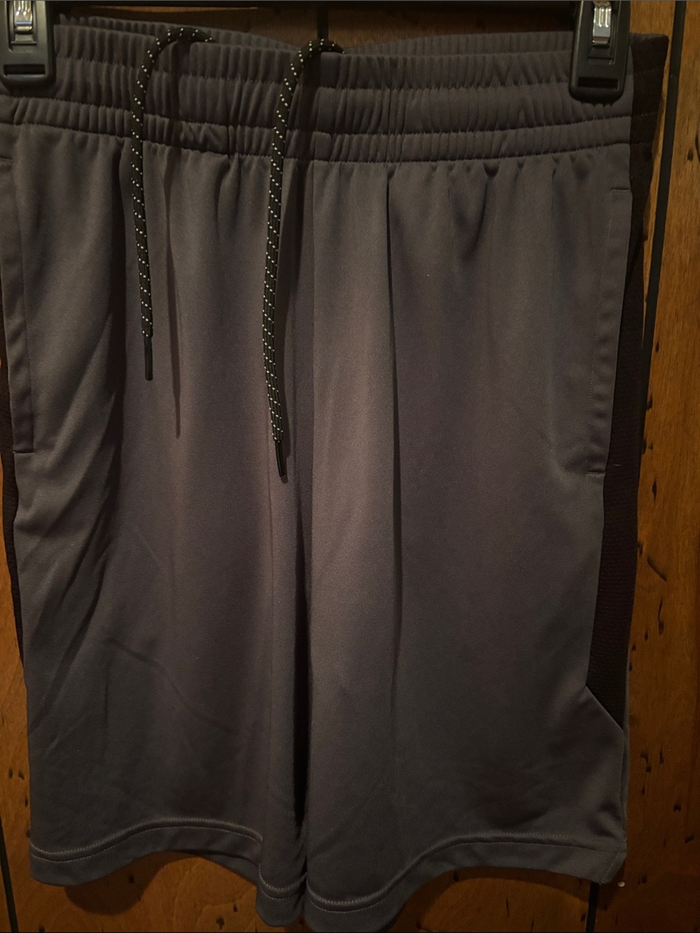 tek gear Charcoal Gray Athletic Drawstring Shorts